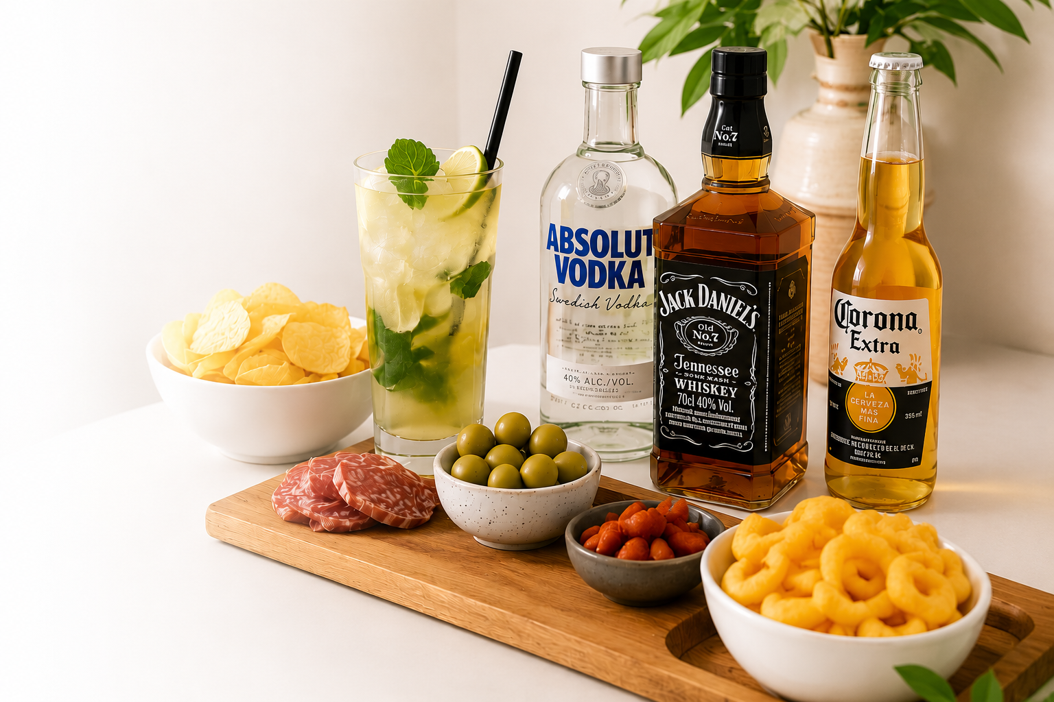 Livraison apéro à Reims avec boissons, vodka, bière et snacks